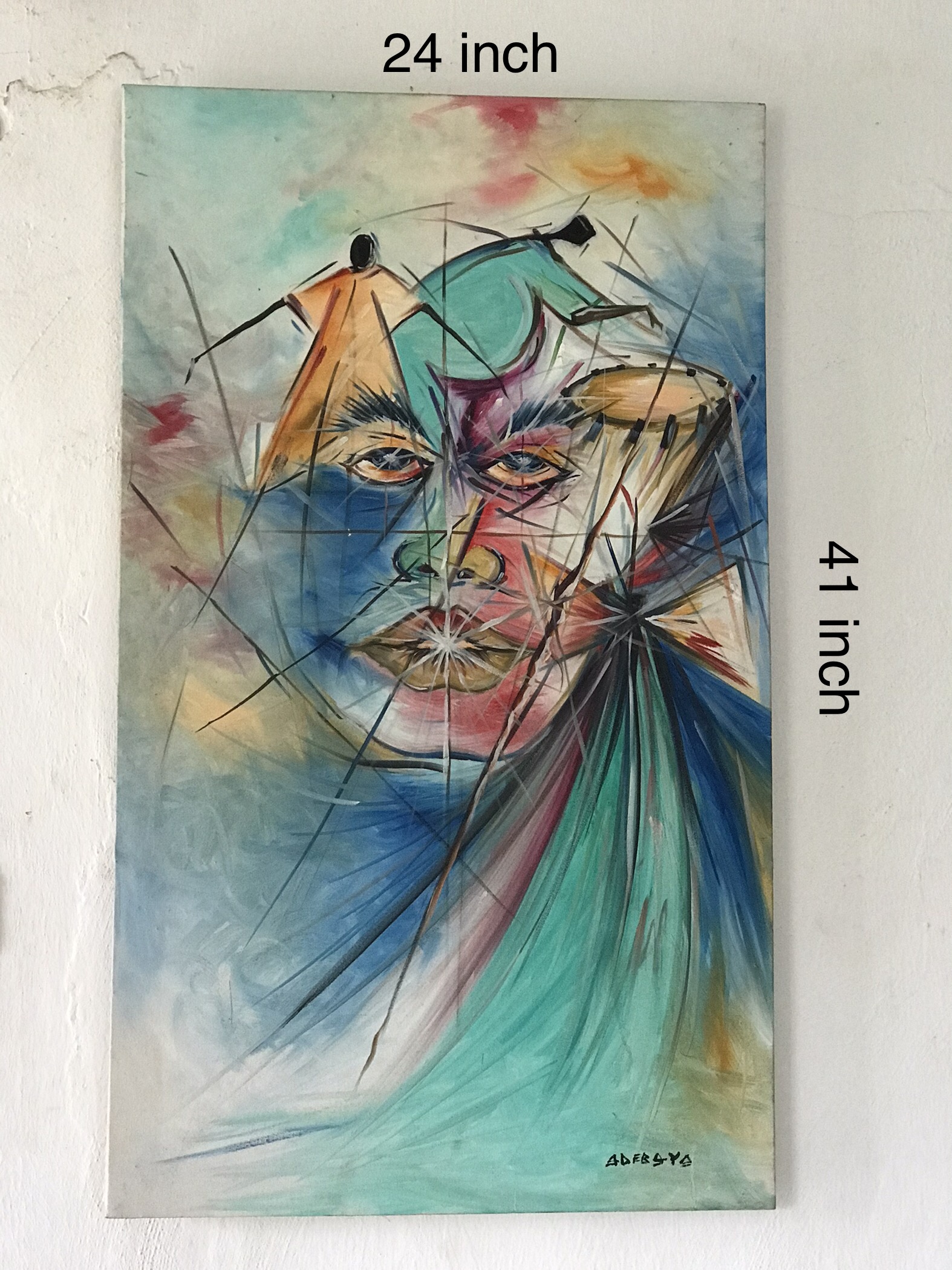 Artwork 41 by 24 inches