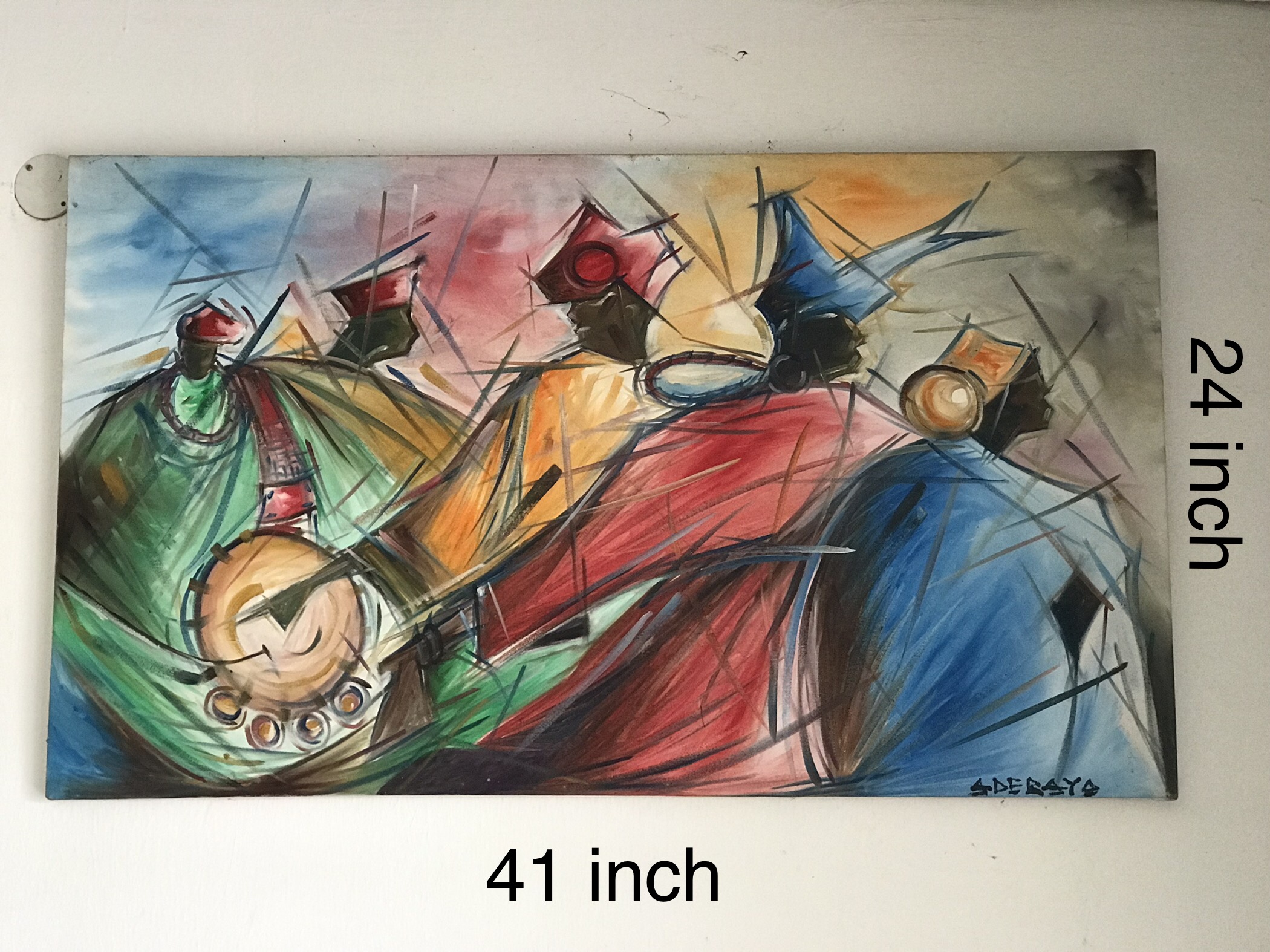 Artwork 24 by 41 inches